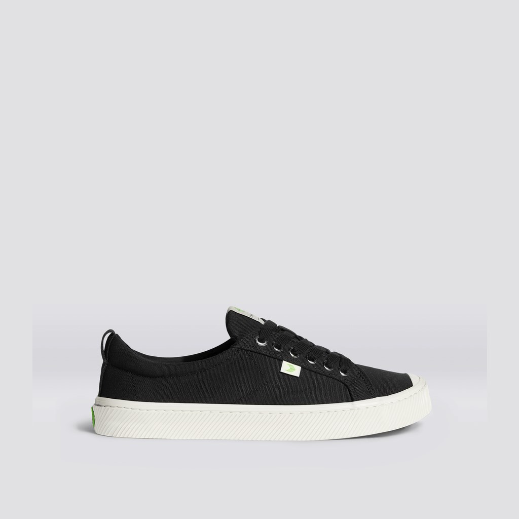 OCA LOW Cariuma Low Top Tela Vegan Noir Homme | KZO-4432592